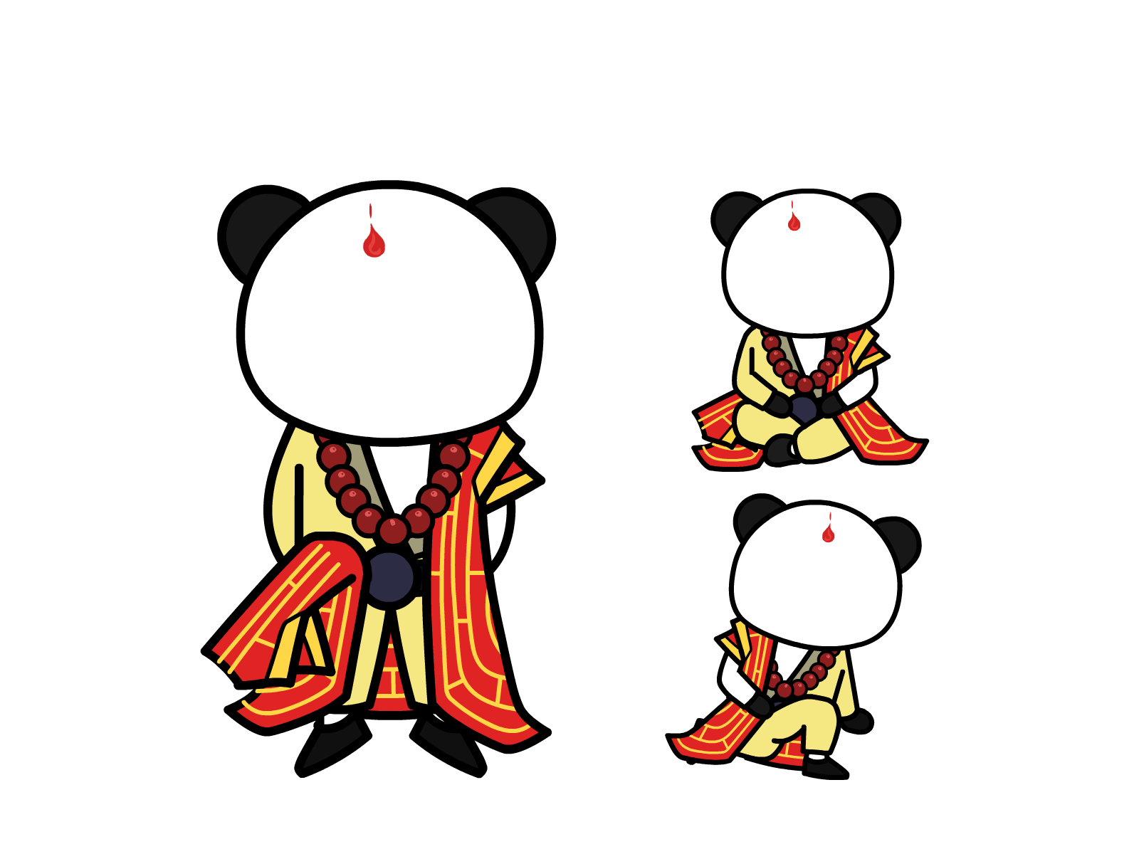 人物图-玄幻修仙-多动作-男2