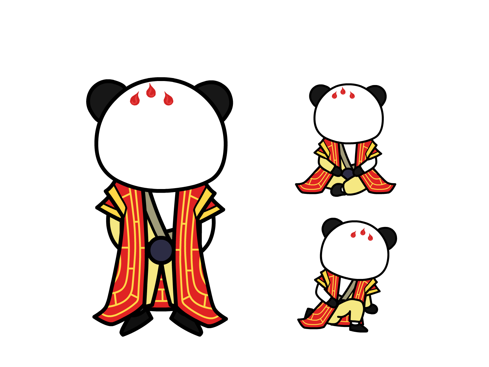 人物图-玄幻修仙-多动作-男3