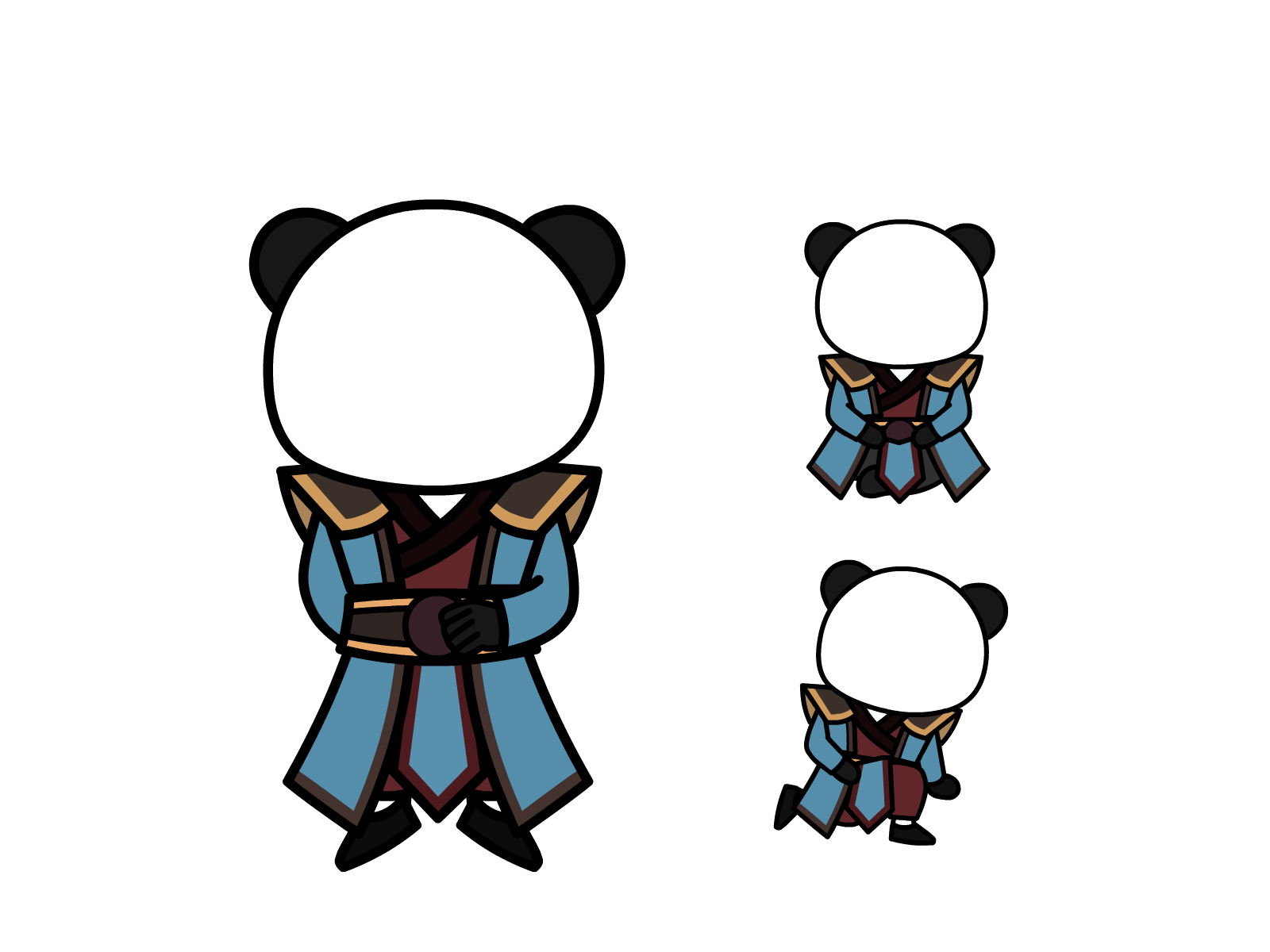 人物图-玄幻修仙-多动作-男8