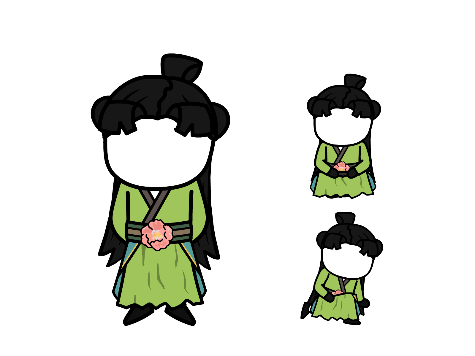 人物图-玄幻修仙-多动作-女4