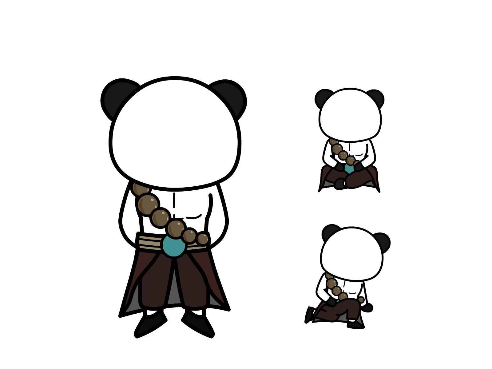 人物图-玄幻修仙-多动作-男5