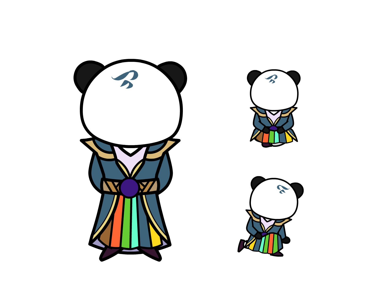 人物图-玄幻修仙-多动作-男4