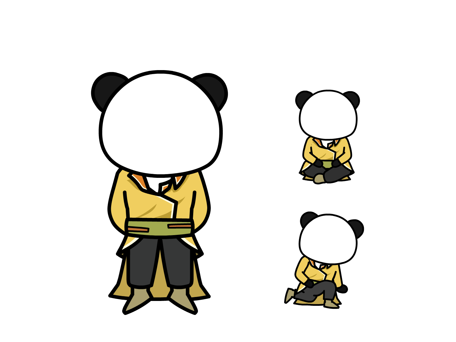 人物图-玄幻修仙-多动作-男4