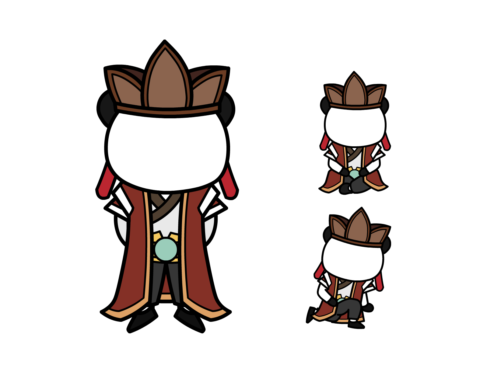 人物图-玄幻修仙-多动作-男5