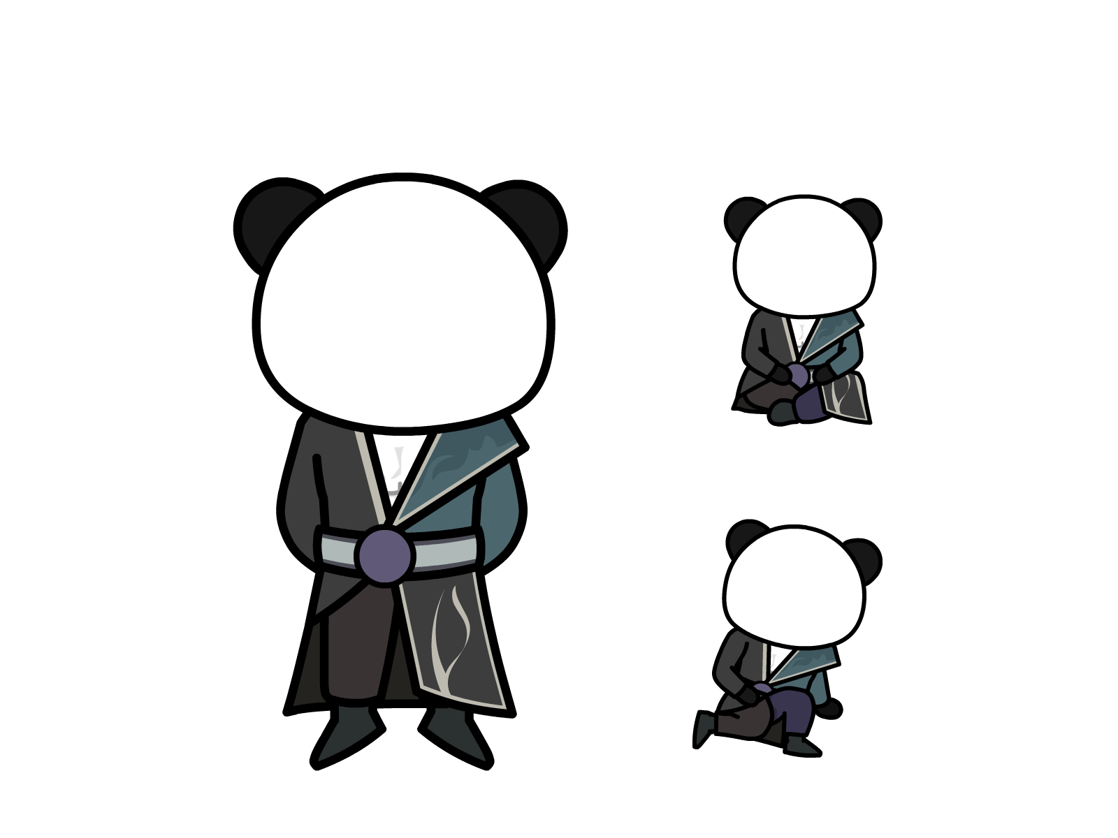 人物图-玄幻修仙-多动作-男2