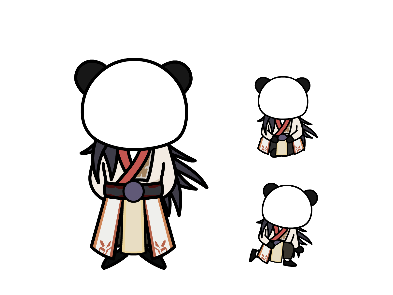 人物图-玄幻修仙-多动作-男3