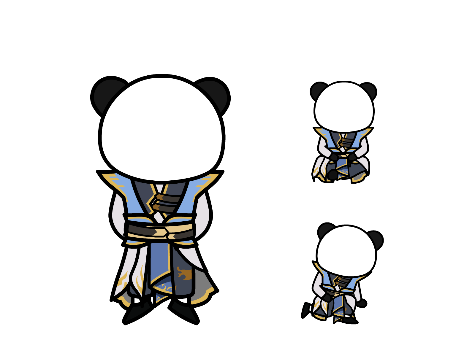 人物图-玄幻修仙-多动作-男5