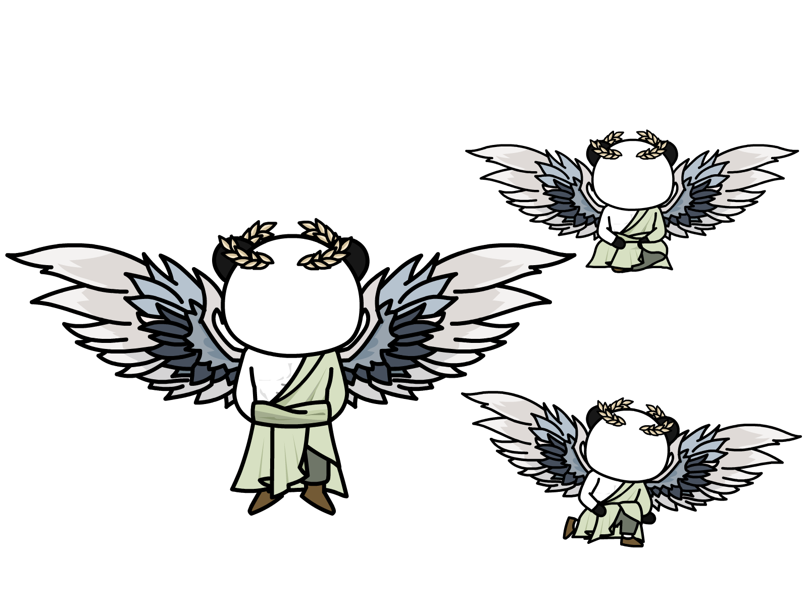 人物图-玄幻修仙-多动作-男2